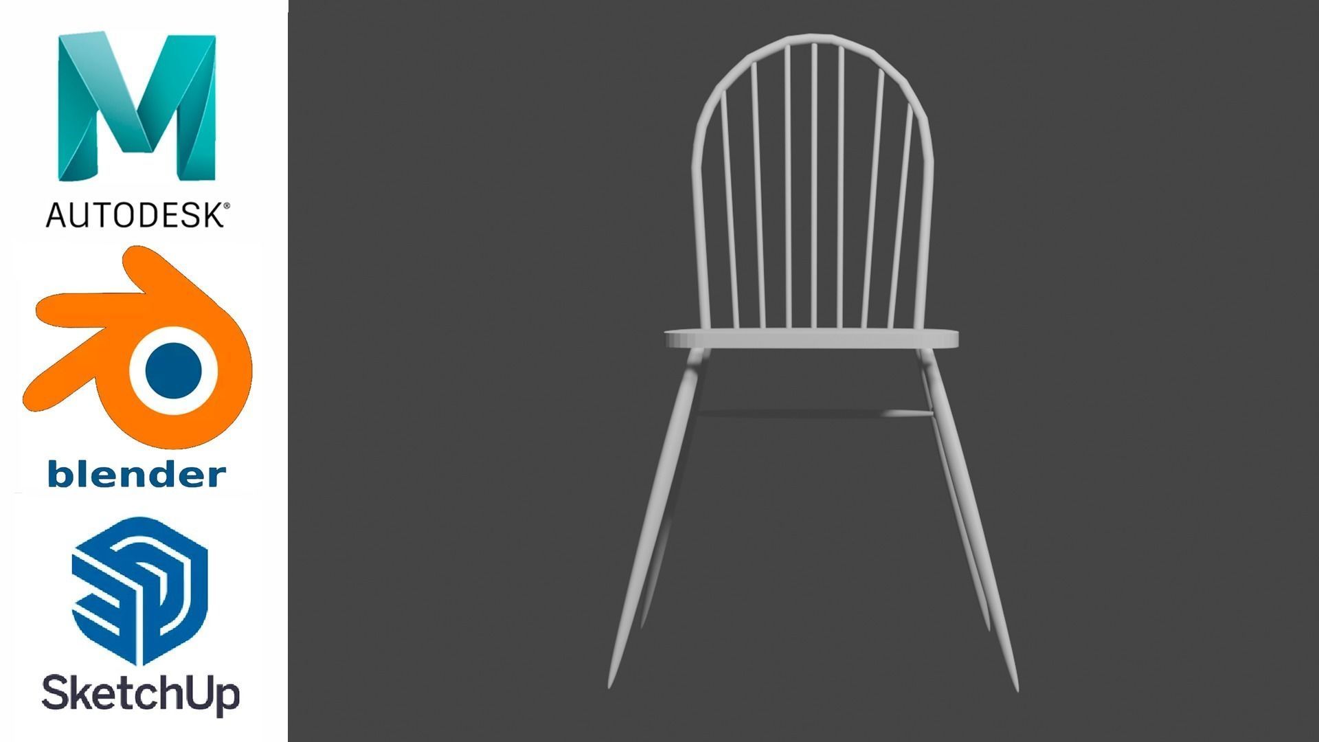 Chair - Silla 3D model_1