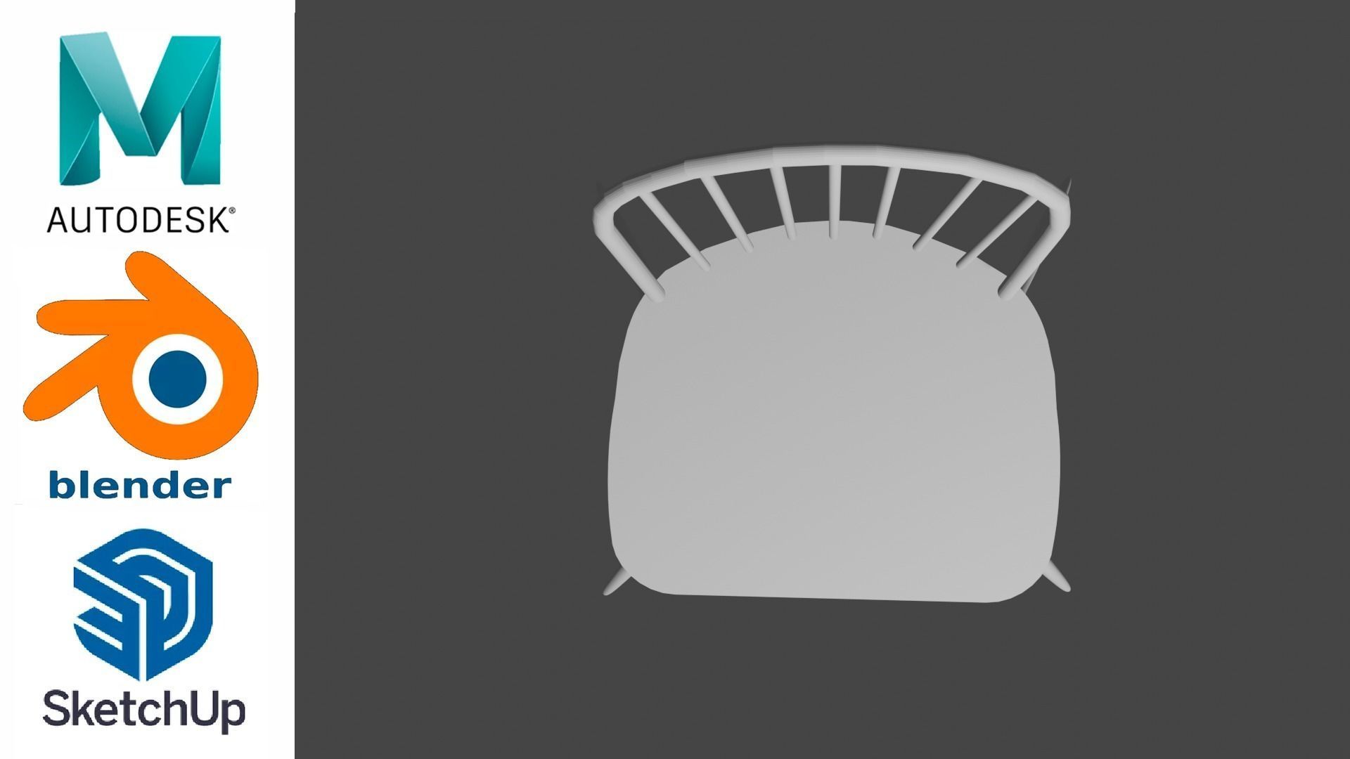 Chair - Silla 3D model_5