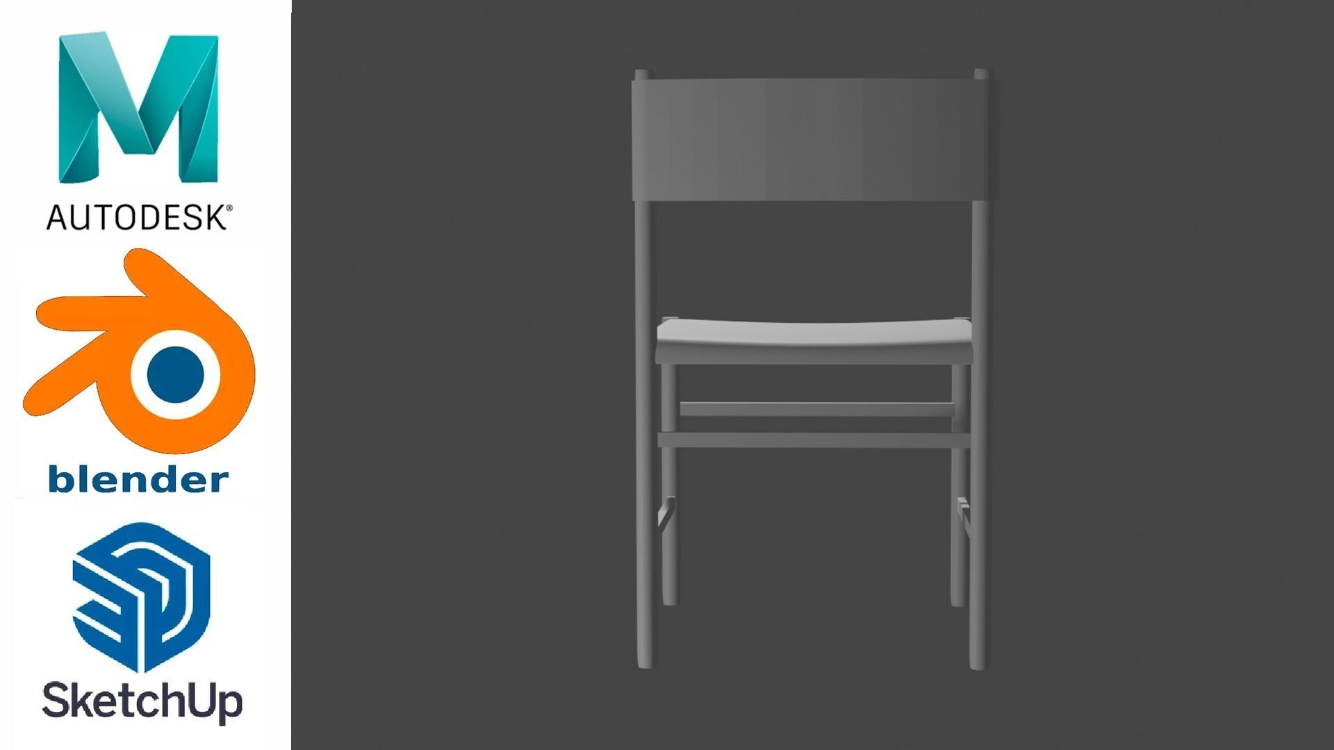 Chair - Silla 3D model_1
