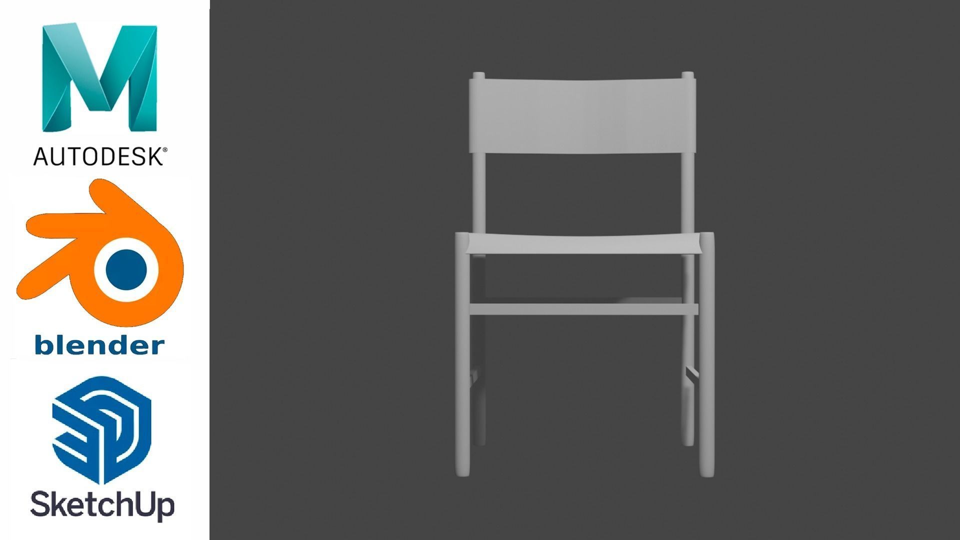 Chair - Silla 3D model_4