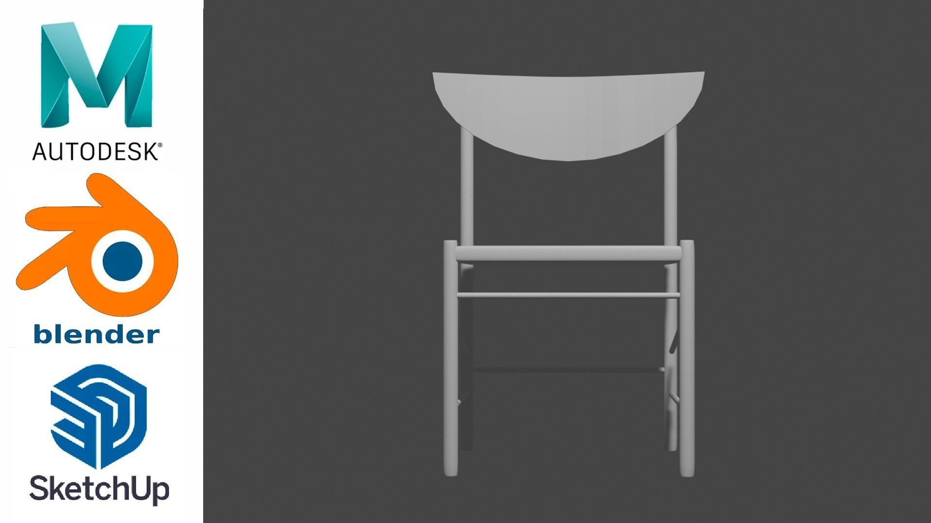 Chair - Silla 3D model_1