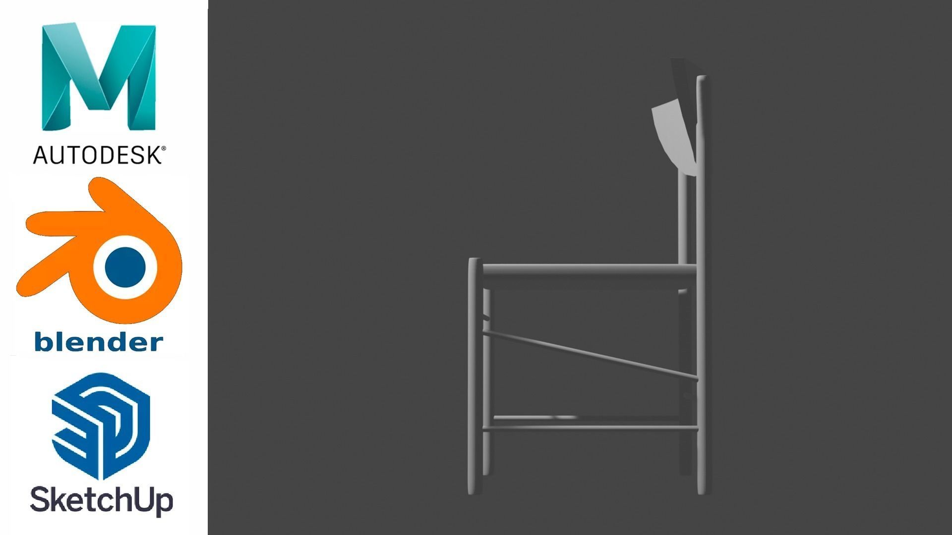 Chair - Silla 3D model_2