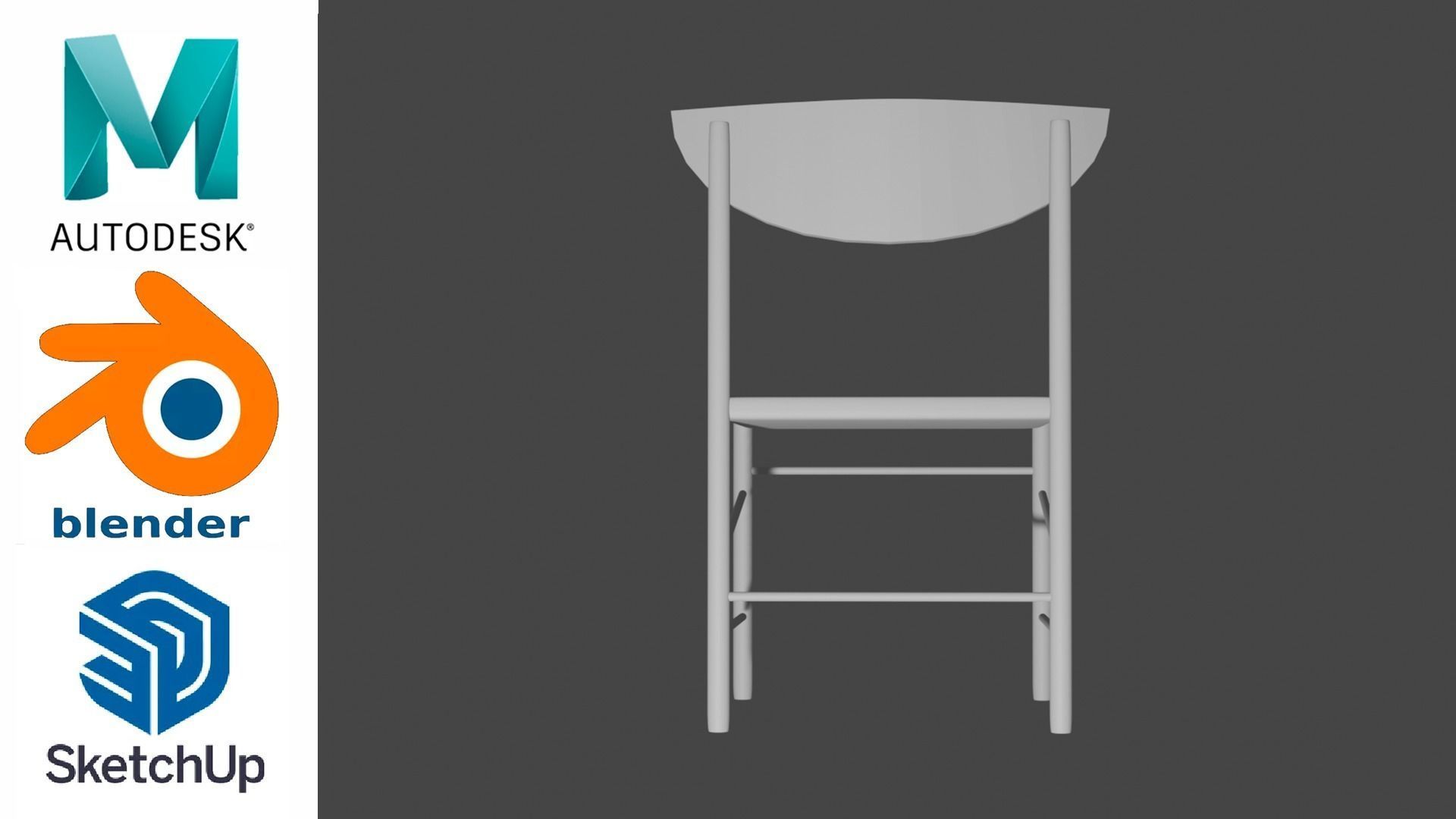 Chair - Silla 3D model_4