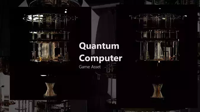 Quantum Computer Game Asset
