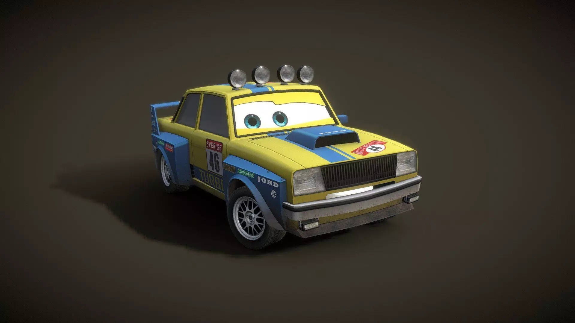 cars mater national Free 3D model