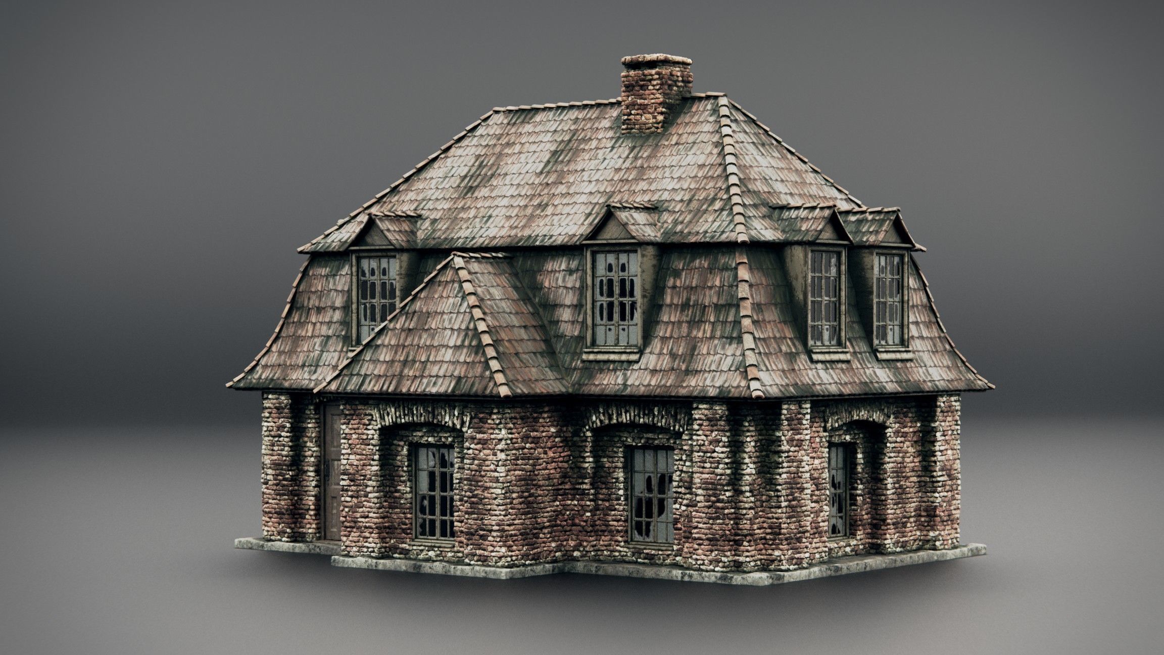 ancient residential house 3D model_8