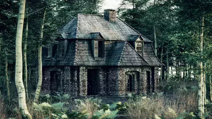 ancient residential house 3D model