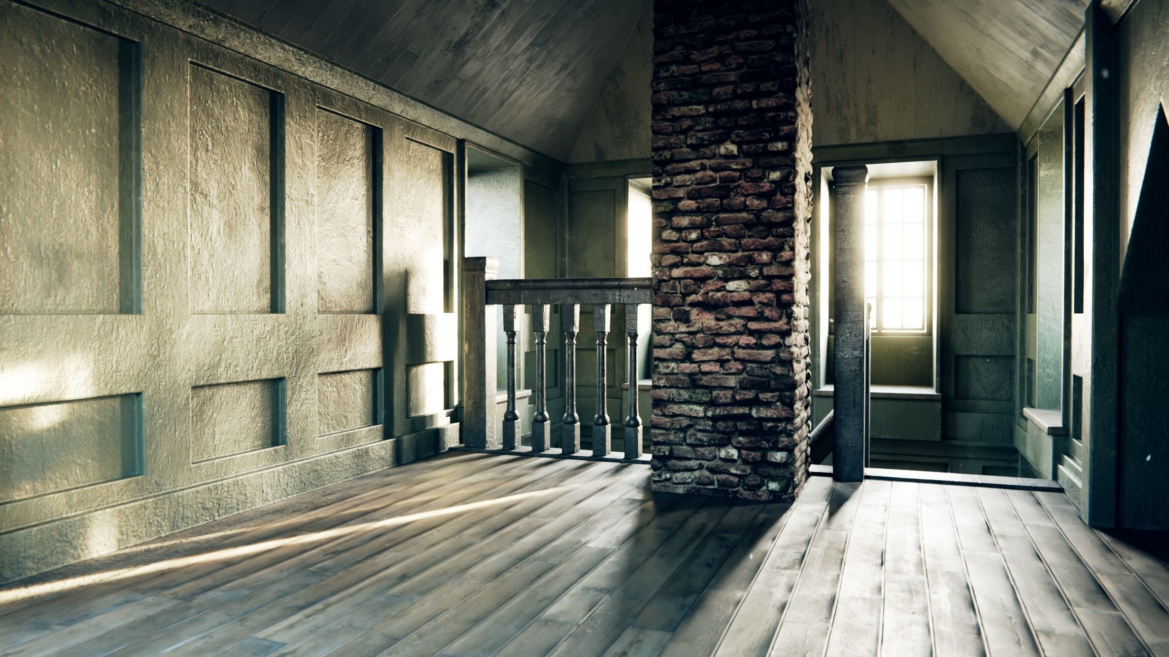 ancient residential house 3D model_15