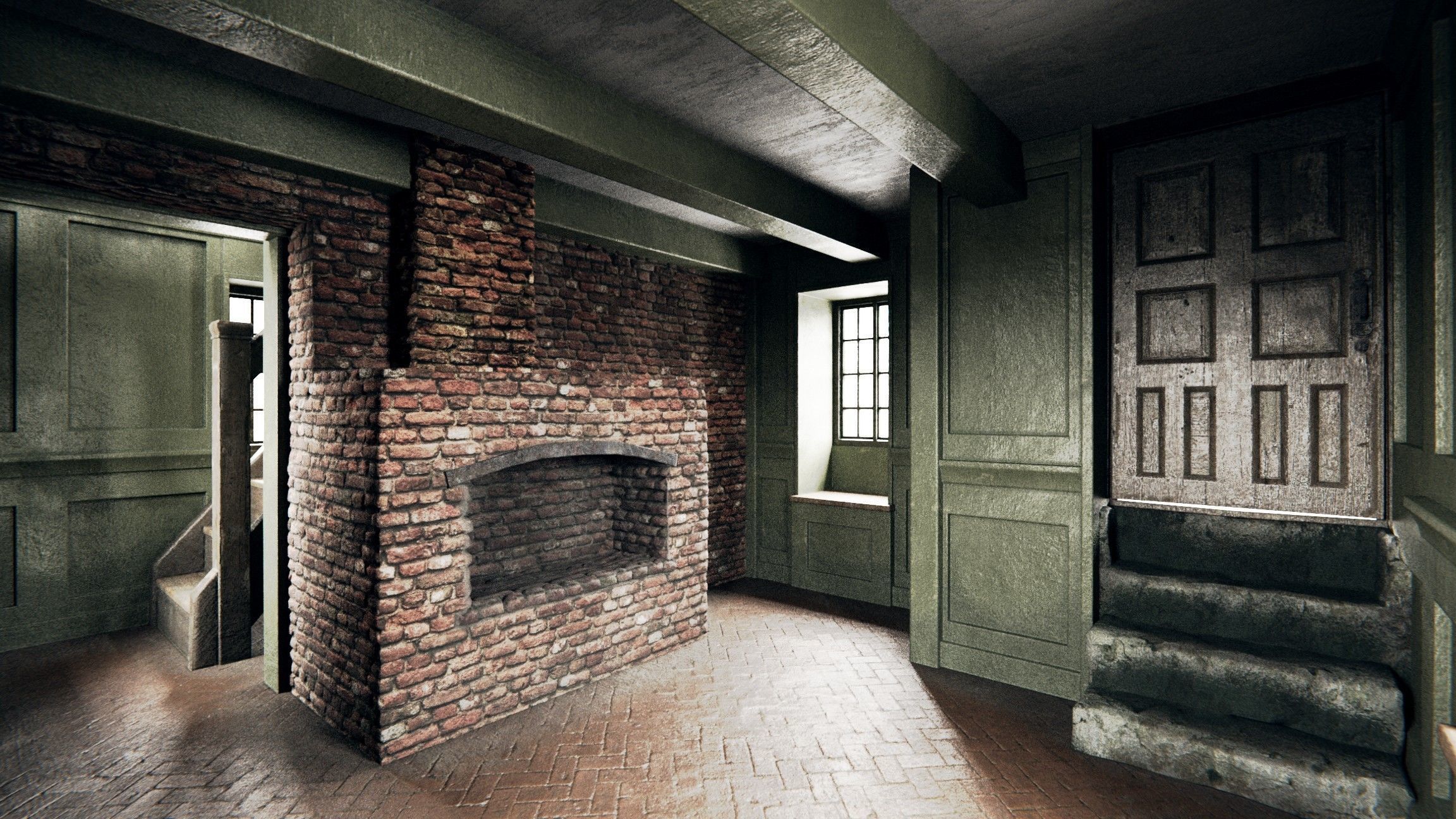 ancient residential house 3D model_7