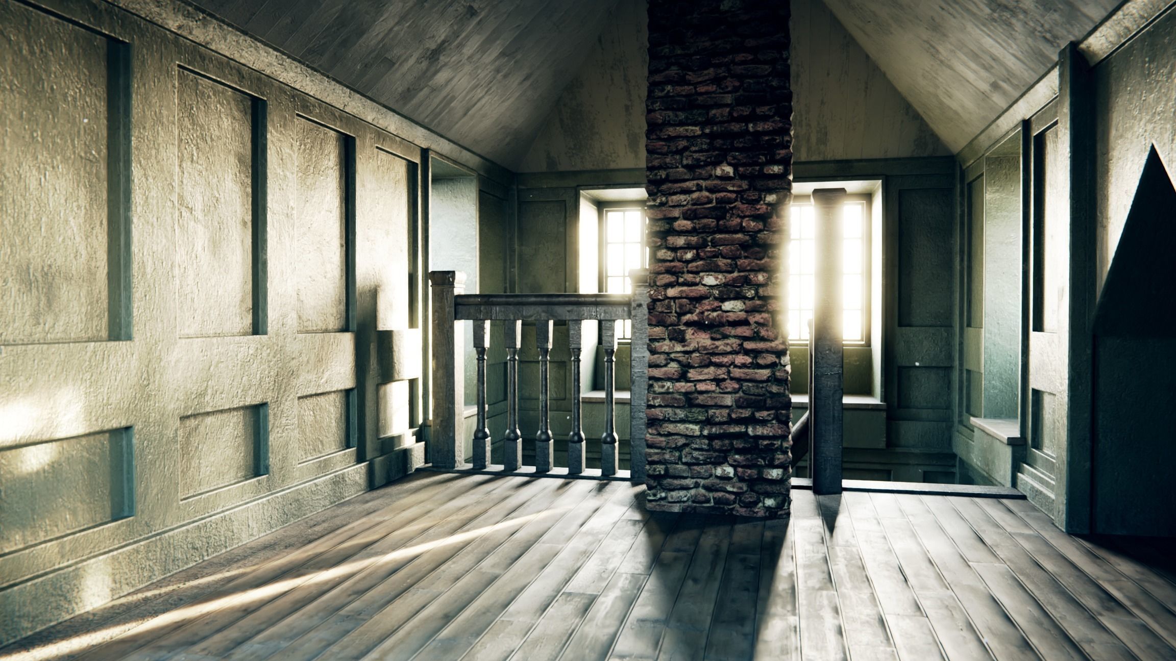 ancient residential house 3D model_11