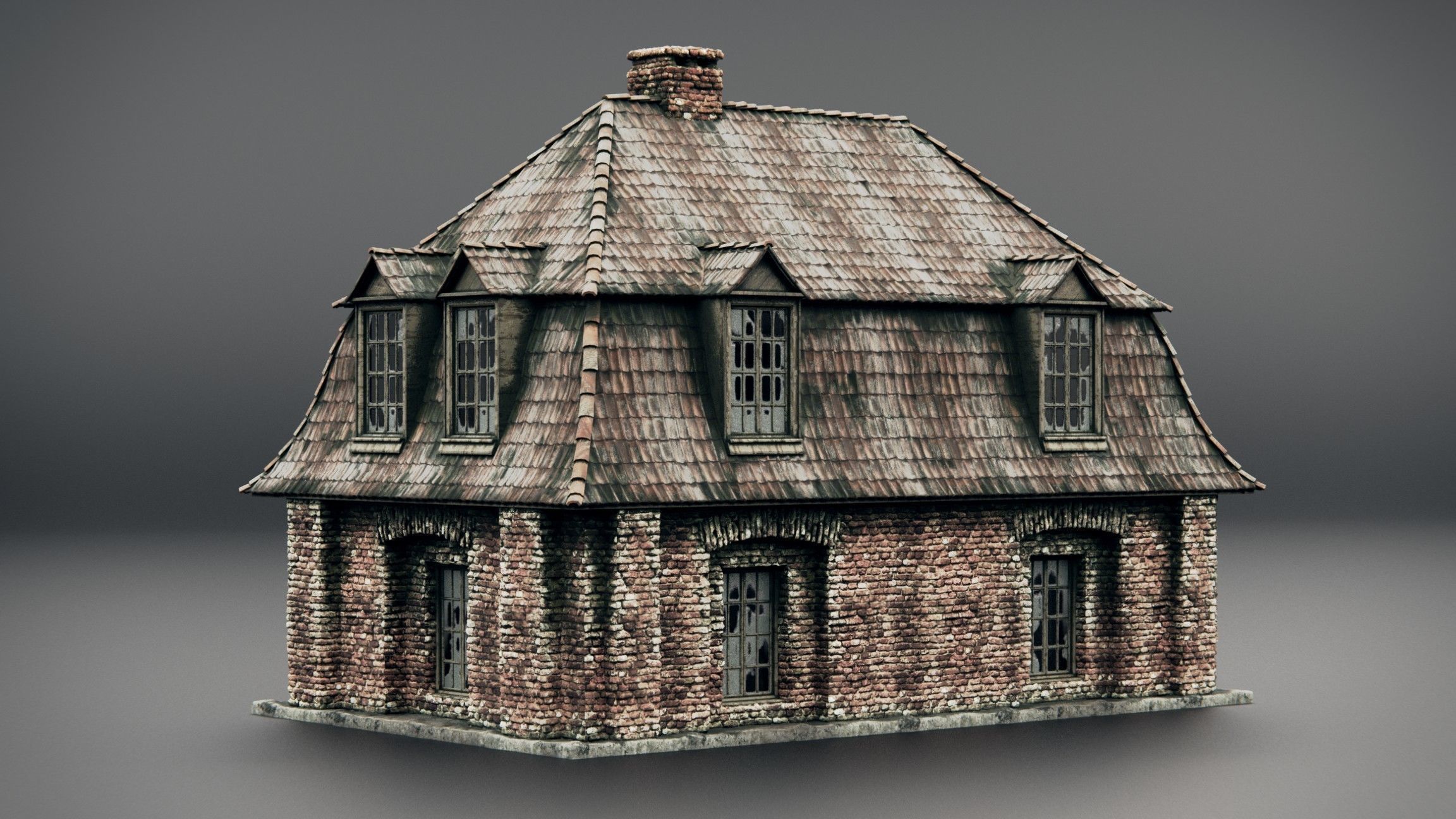 ancient residential house 3D model_6