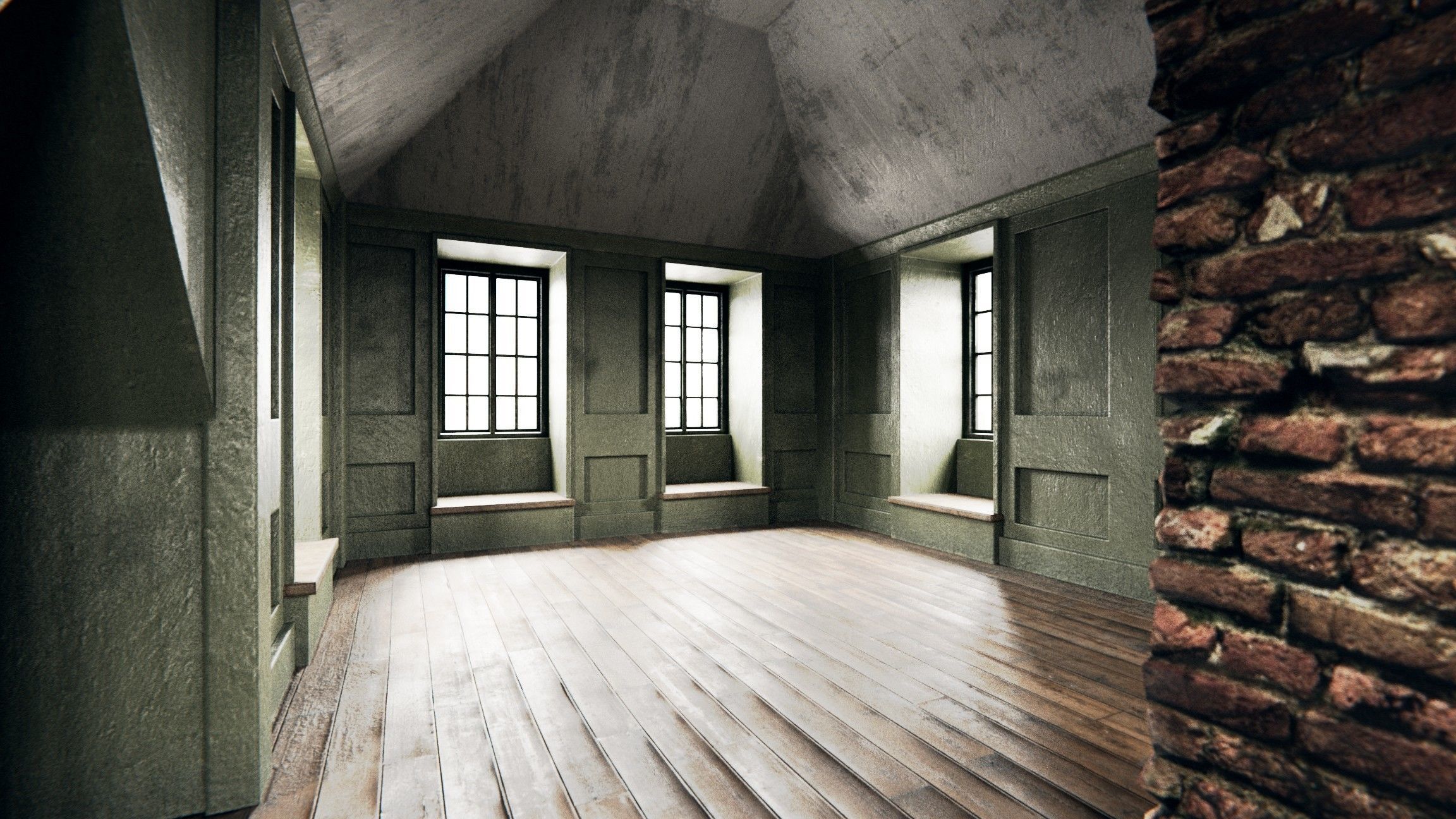 ancient residential house 3D model_10