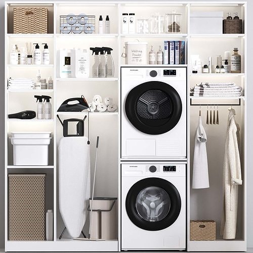 Laundry room-set 35 3D model