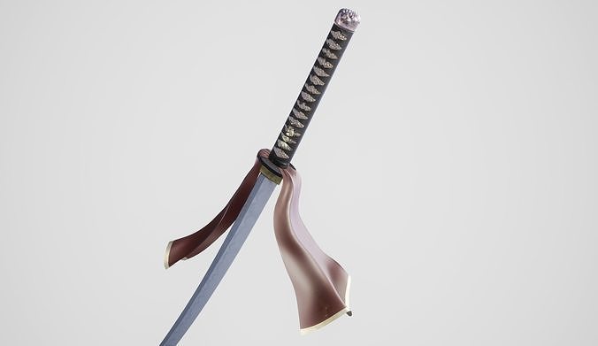 Bear Katana 3D model