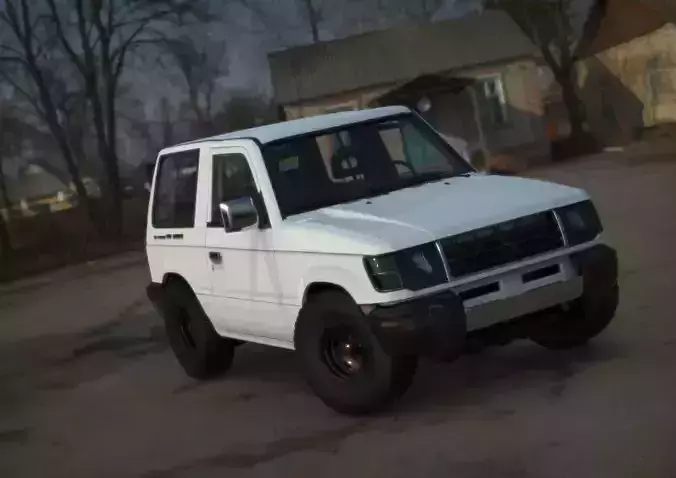 MITSUBISHI MONTERO DAKAR 2008 3D model