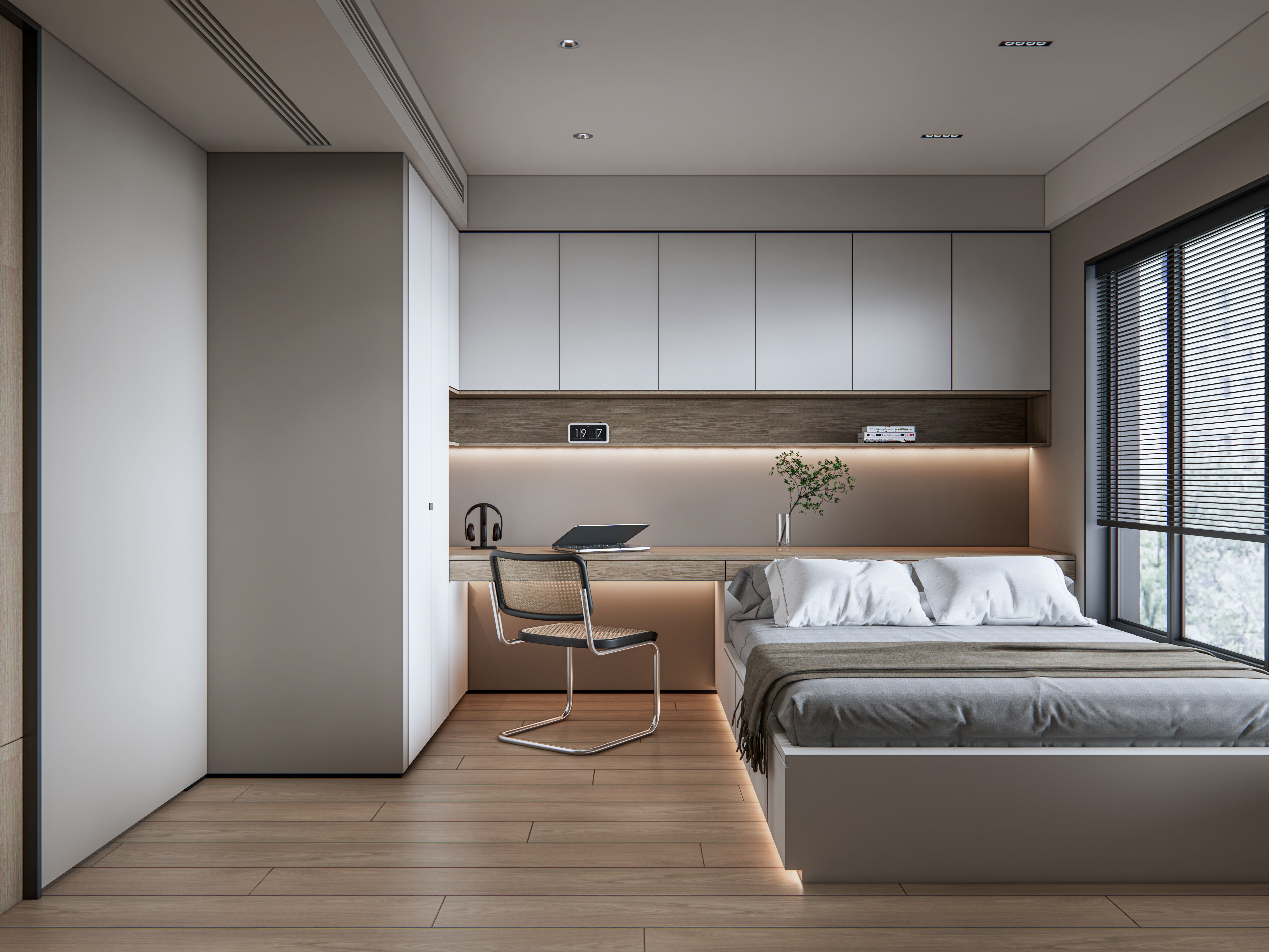 Bedroom 01 3D model_8