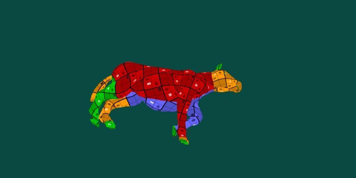 Pony Small Horse Animal Low-poly 3D model_16