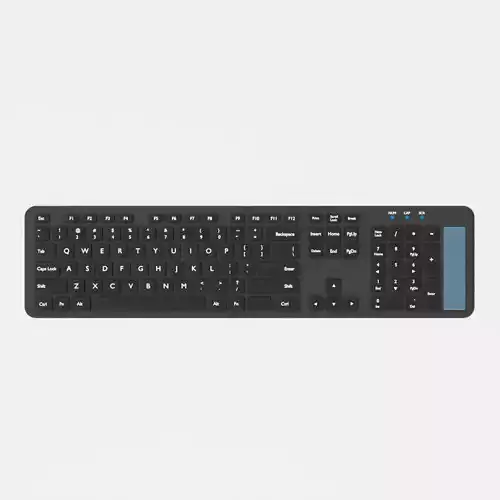 Black Plastic Keyboard