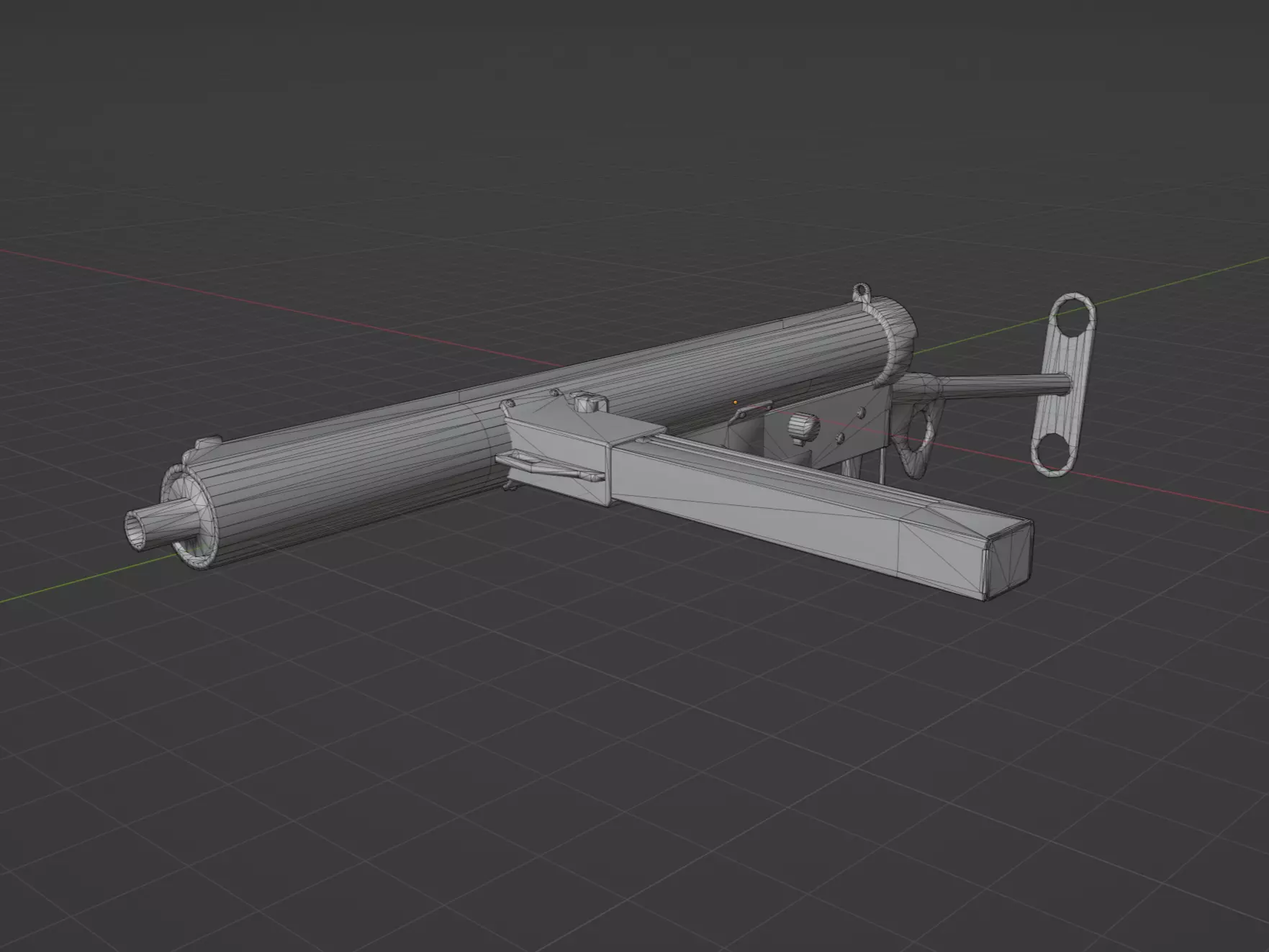 Sten Mk3 Low-poly 3D model_0