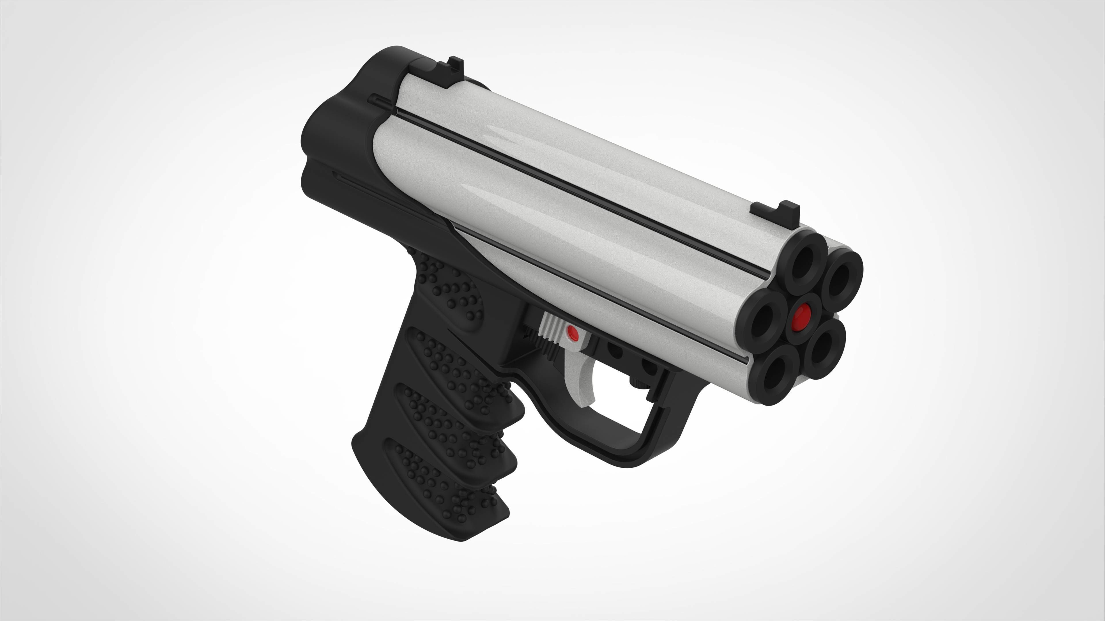 P11 gun from the movie Tomb Raider The Cradle of Life 3D model_13