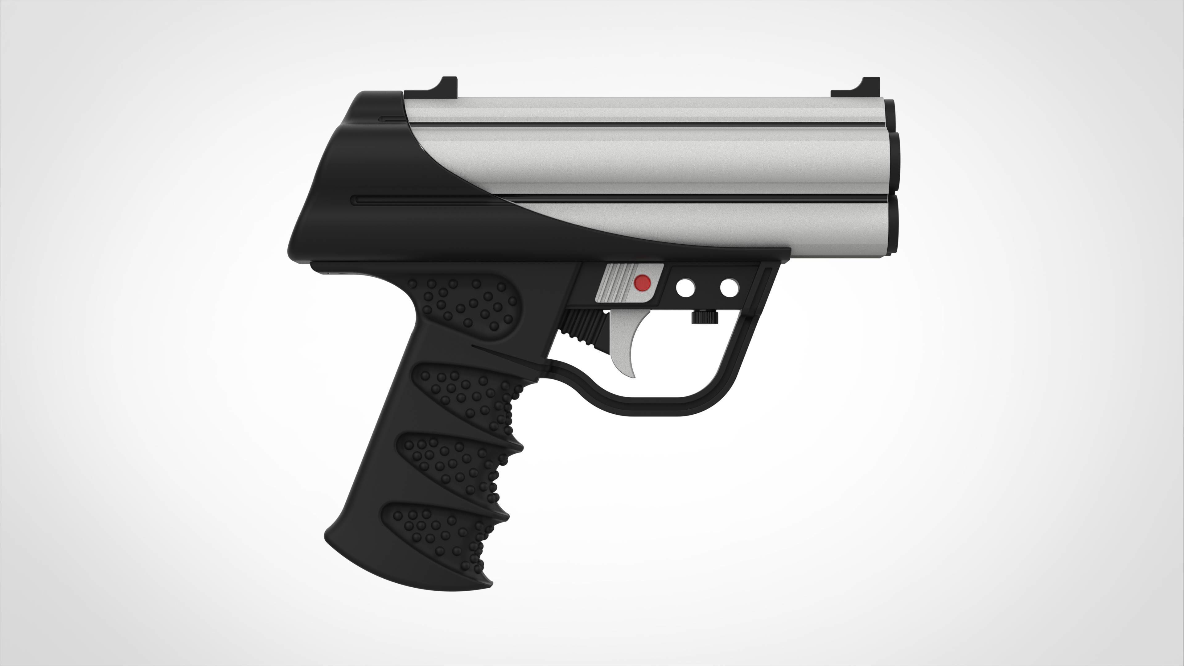 P11 gun from the movie Tomb Raider The Cradle of Life 3D model_7