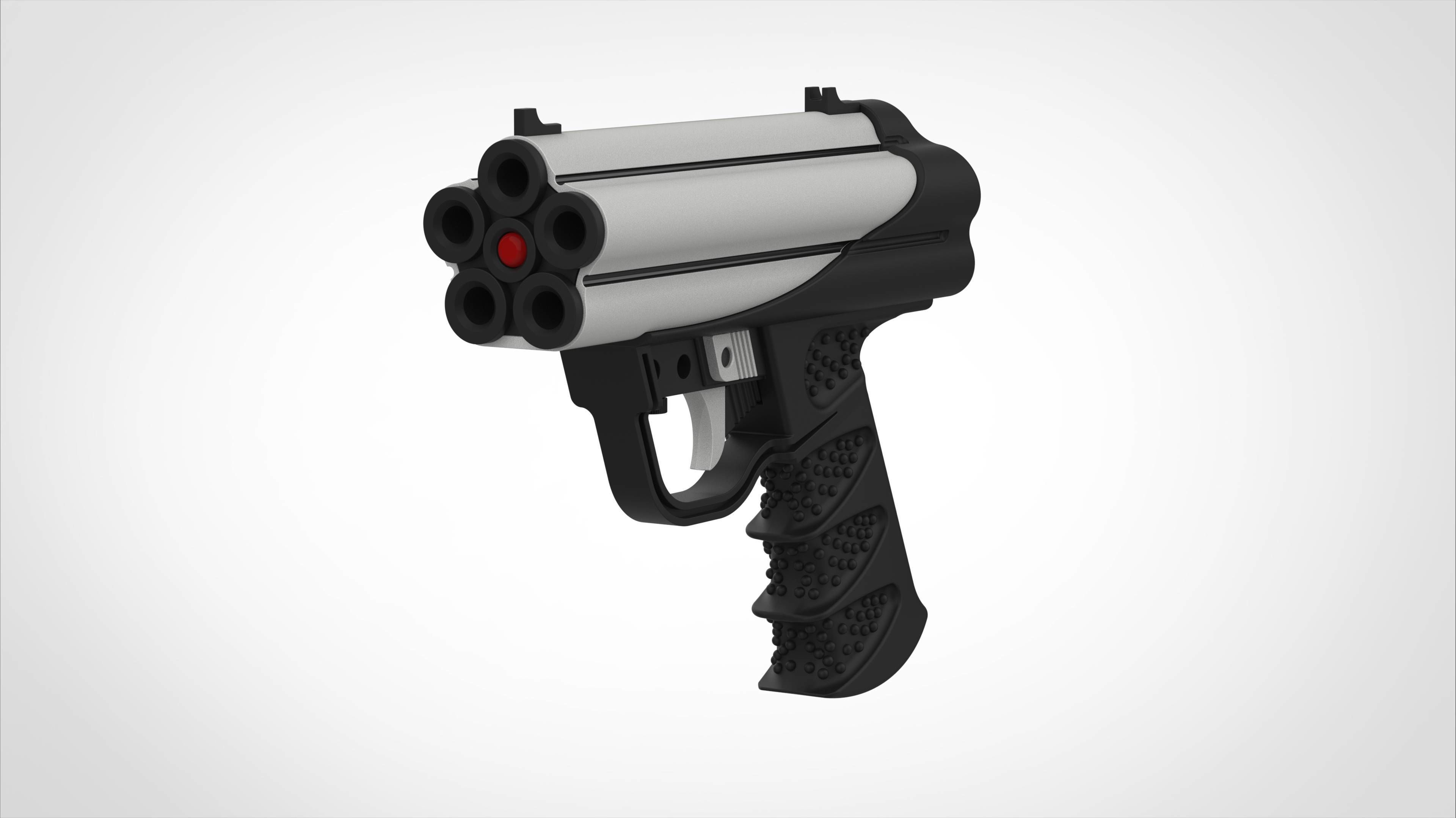 P11 gun from the movie Tomb Raider The Cradle of Life 3D model_19