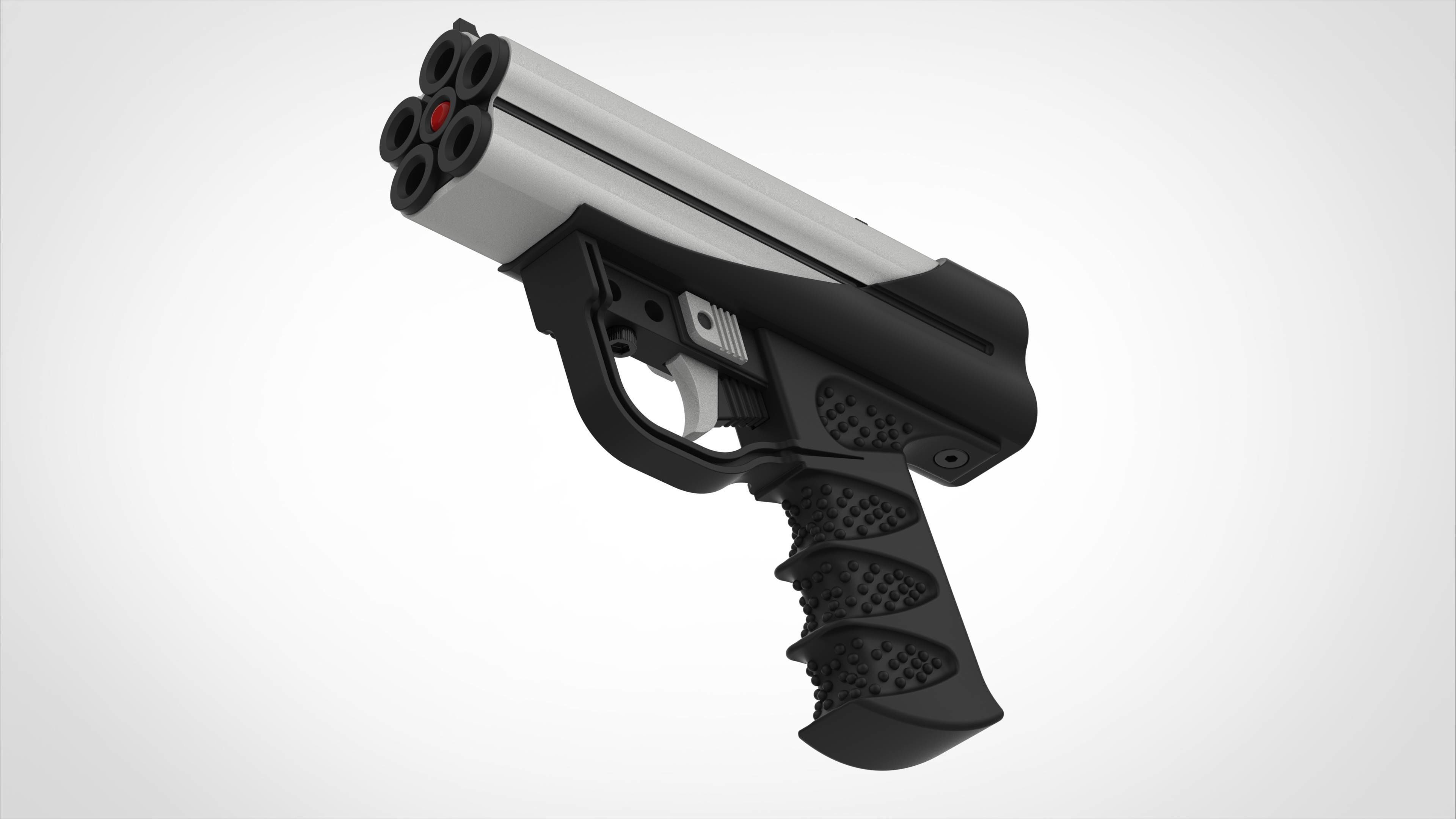 P11 gun from the movie Tomb Raider The Cradle of Life 3D model_15