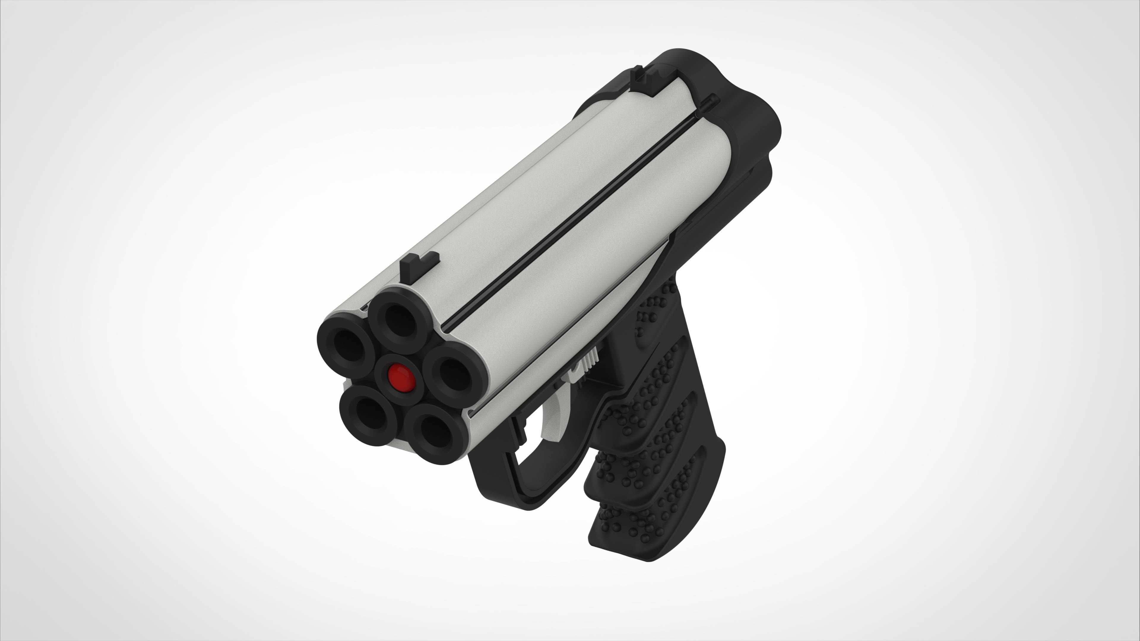 P11 gun from the movie Tomb Raider The Cradle of Life 3D model_20