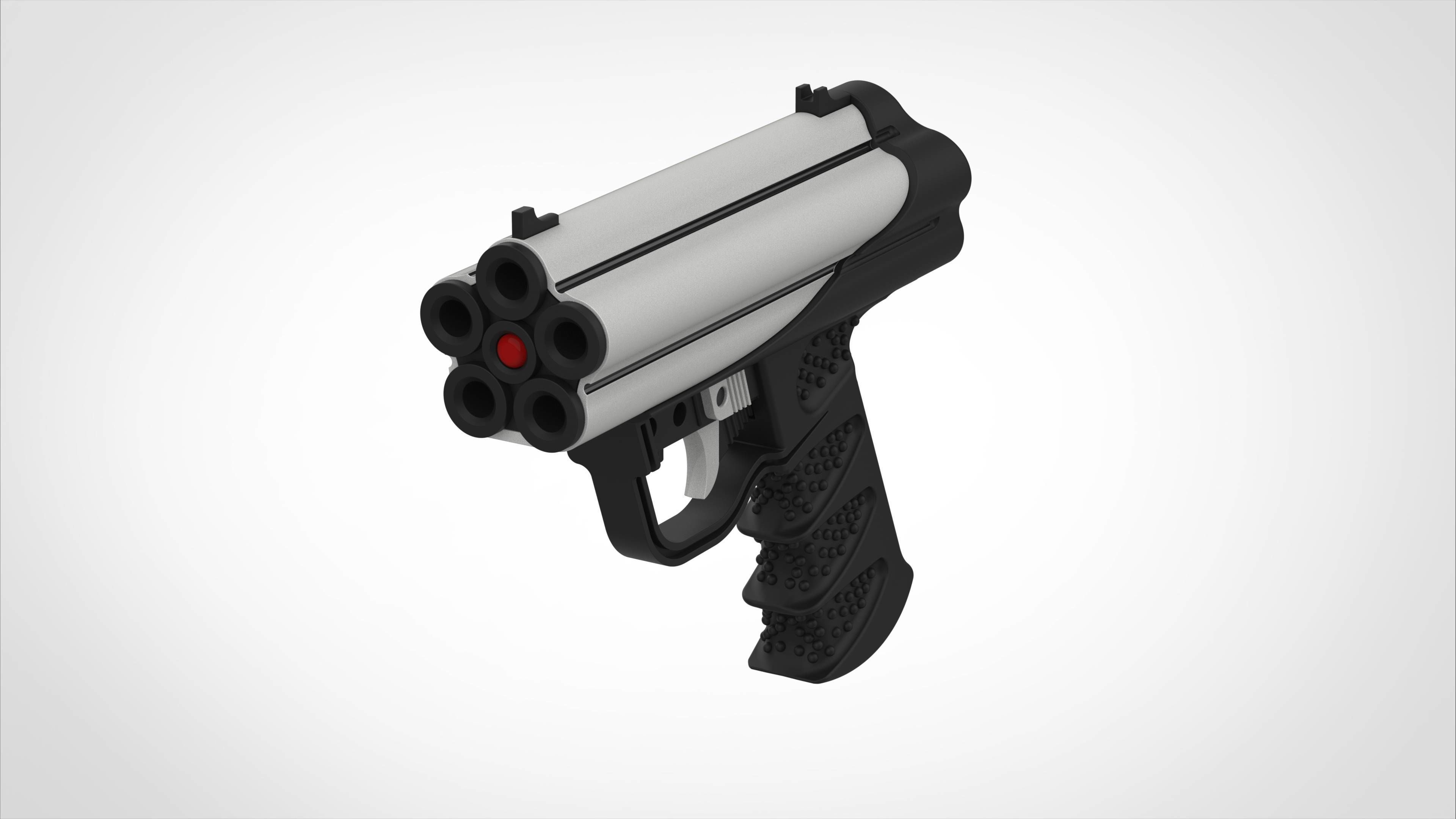 P11 gun from the movie Tomb Raider The Cradle of Life 3D model_9