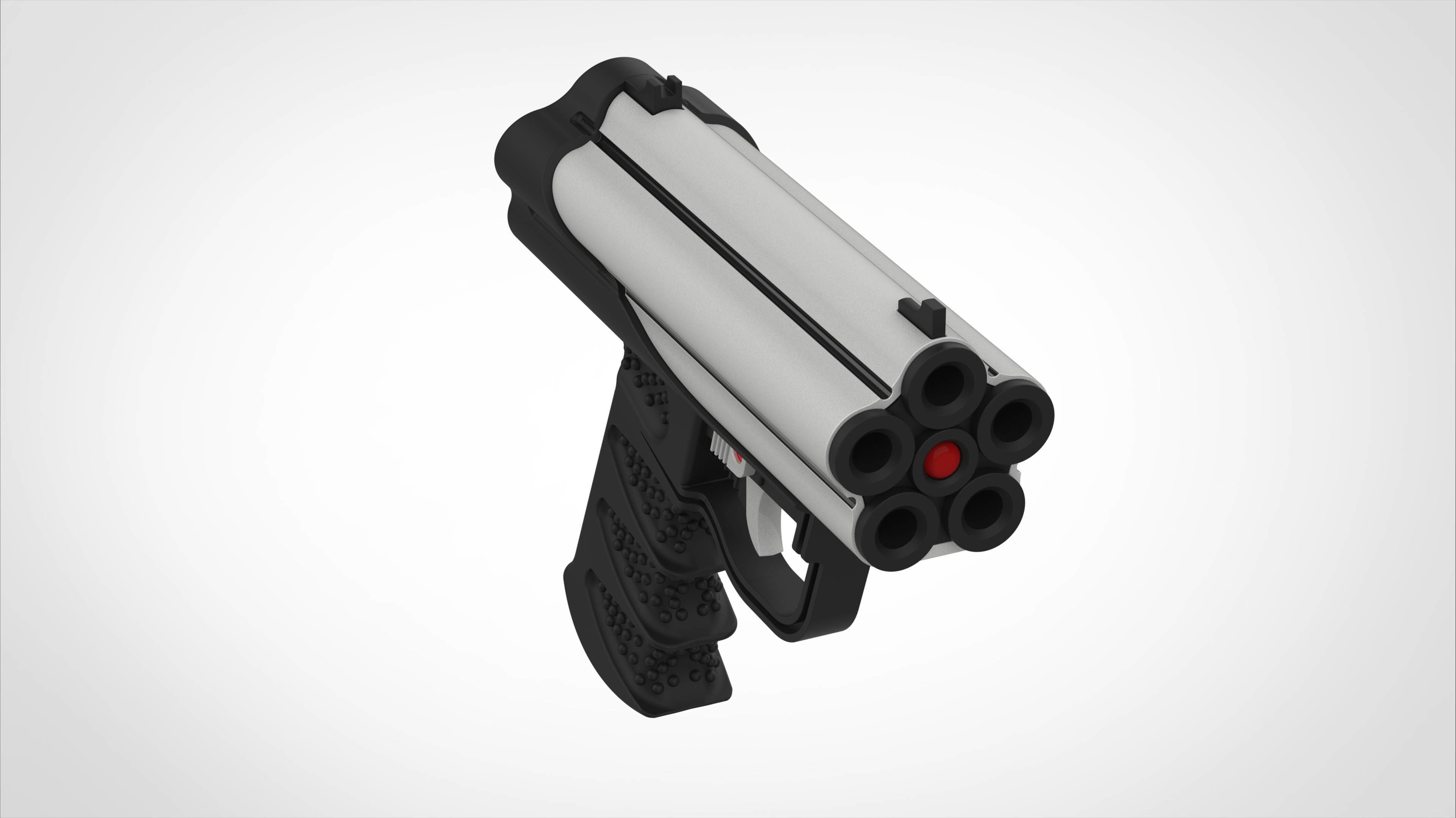 P11 gun from the movie Tomb Raider The Cradle of Life 3D model_21