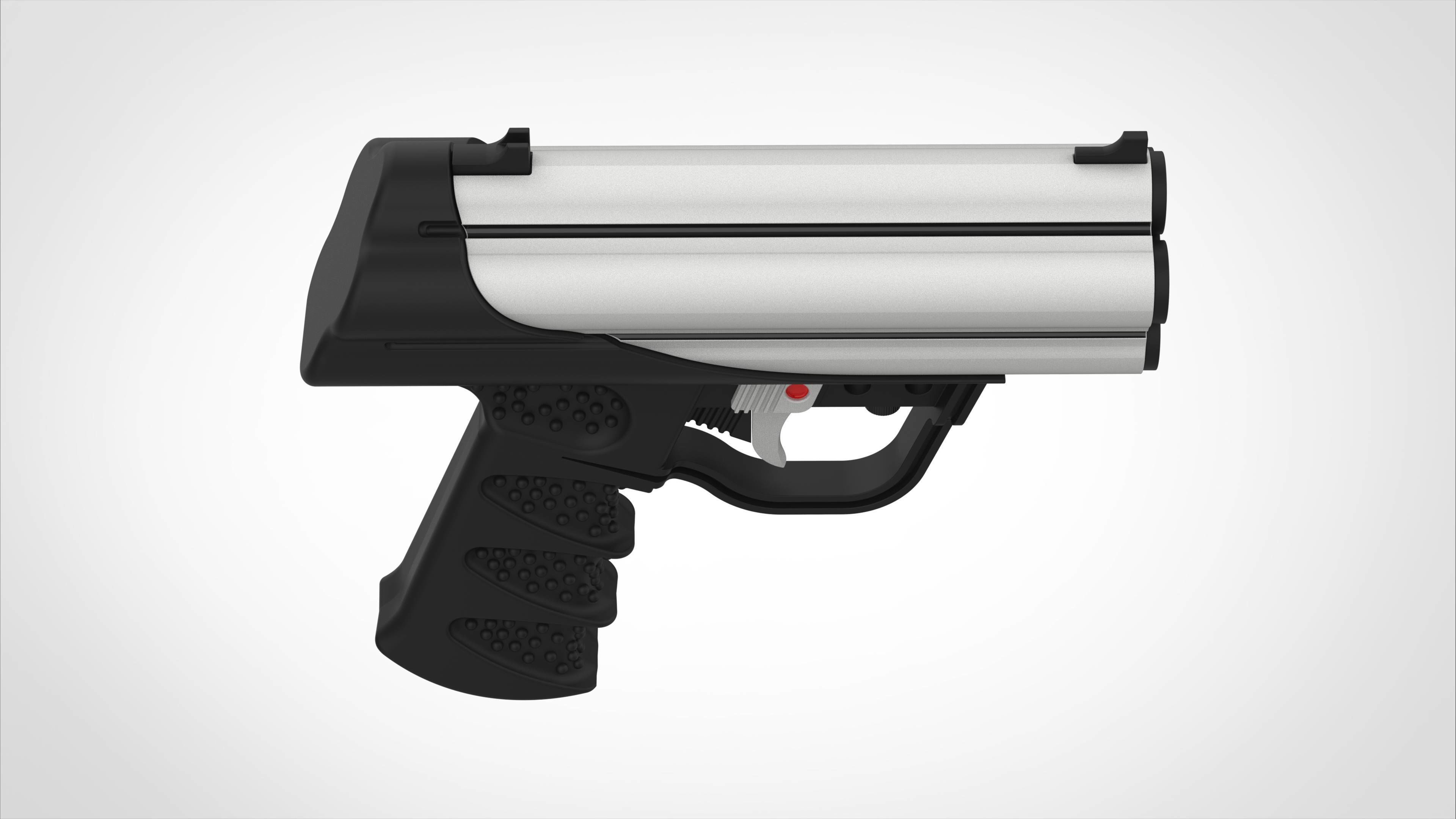 P11 gun from the movie Tomb Raider The Cradle of Life 3D model_10