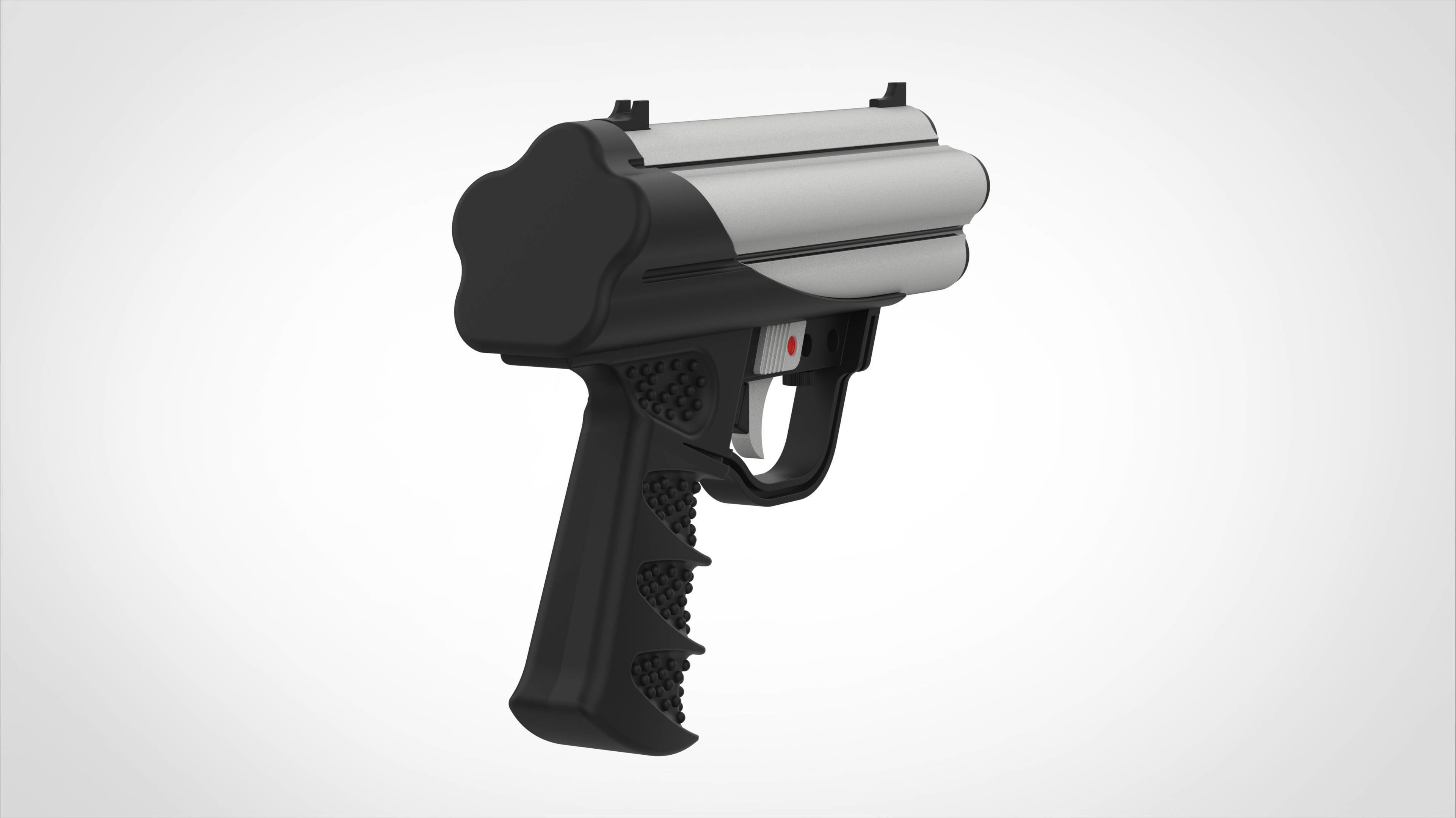 P11 gun from the movie Tomb Raider The Cradle of Life 3D model_18