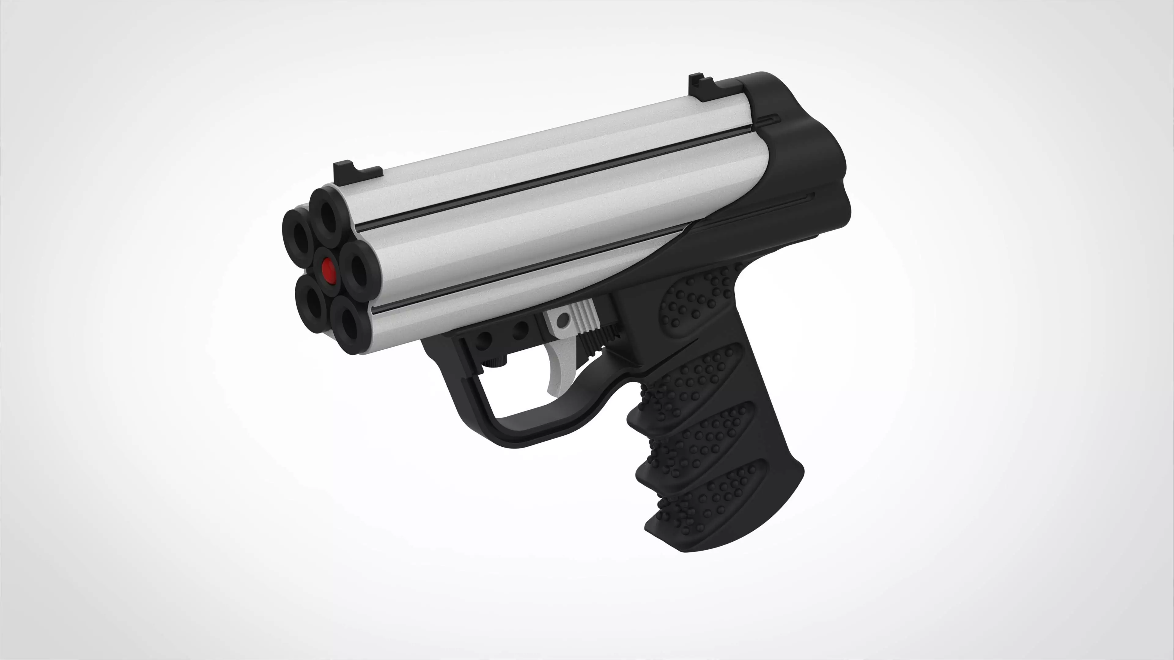 P11 gun from the movie Tomb Raider The Cradle of Life 3D model_0