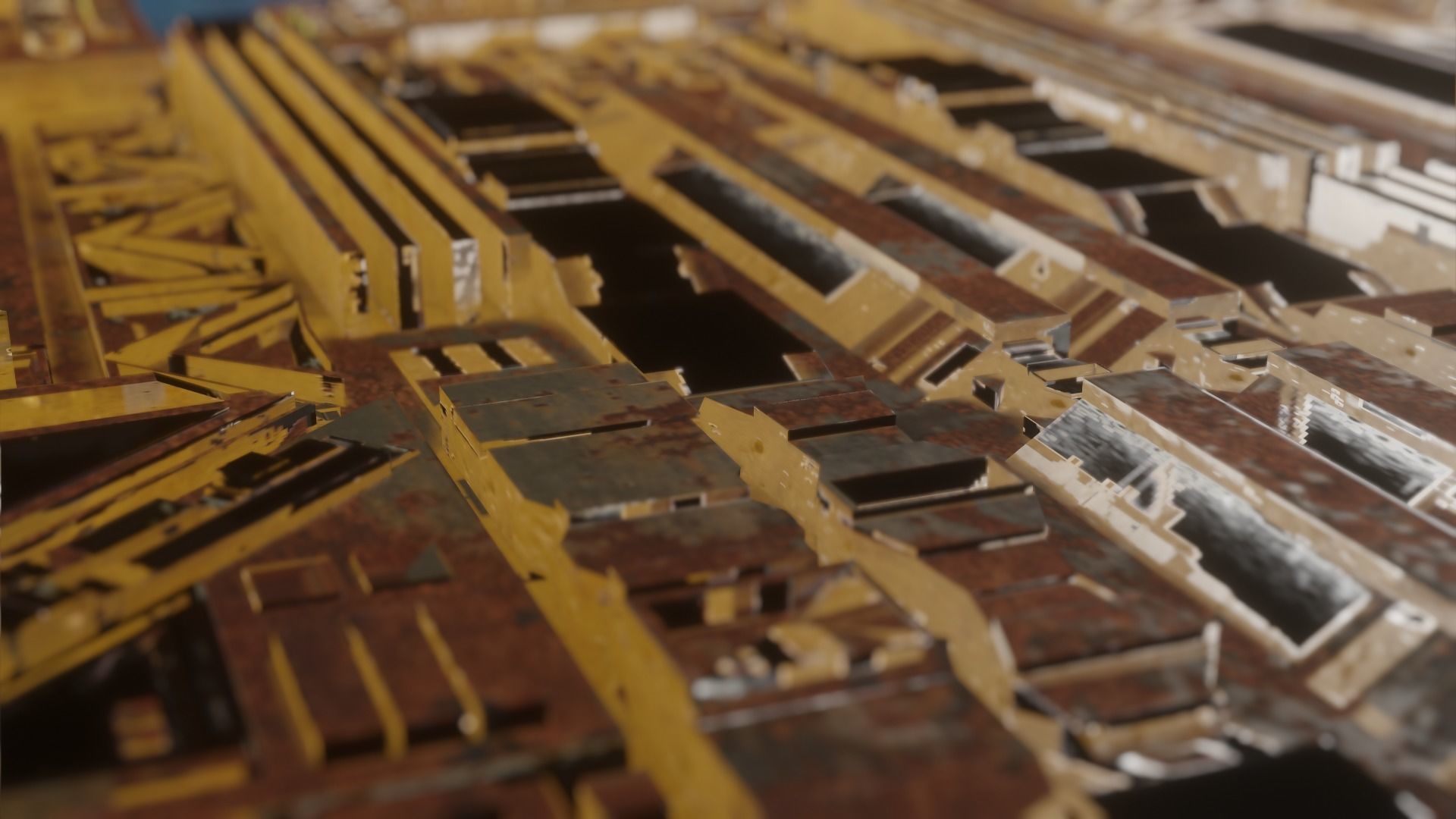 sci-fi panel wall pieces and comp The Creator Kitbash 3D print model_23