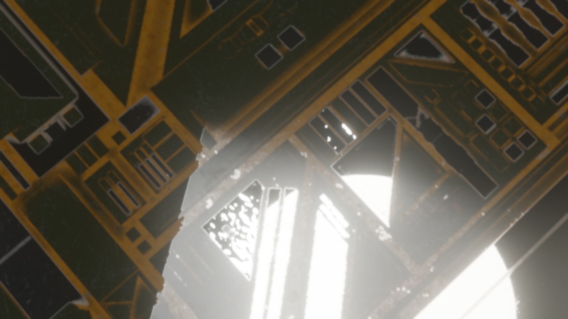 sci-fi panel wall pieces and comp The Creator Kitbash 3D print model_32