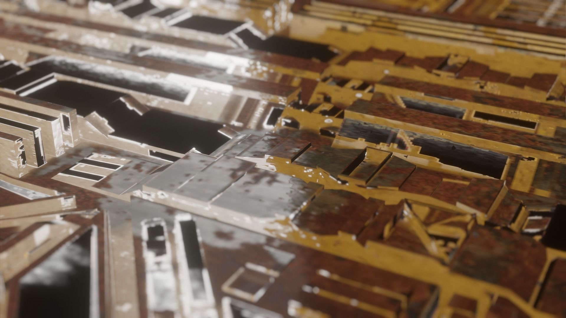 sci-fi panel wall pieces and comp The Creator Kitbash 3D print model_22