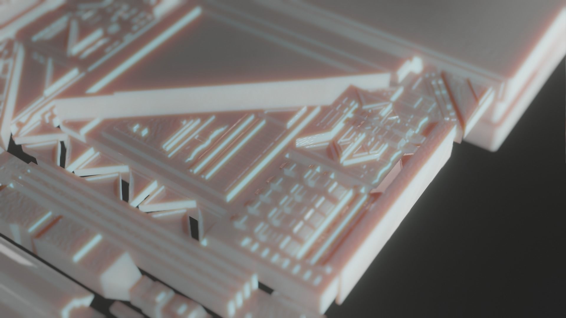 sci-fi panel wall pieces and comp The Creator Kitbash 3D print model_29