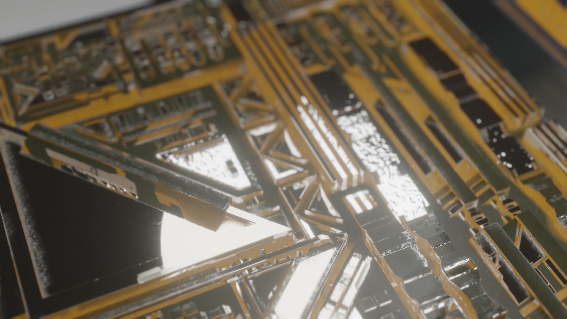 sci-fi panel wall pieces and comp The Creator Kitbash 3D print model_18