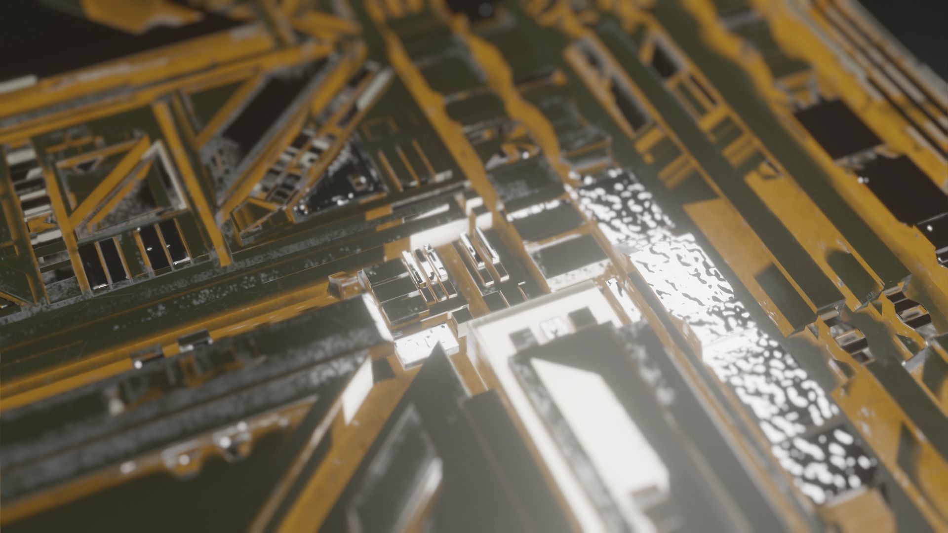 sci-fi panel wall pieces and comp The Creator Kitbash 3D print model_13