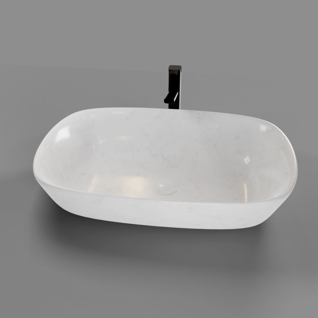 Luxurious Wash Basin 3D Model Free 3D model_2