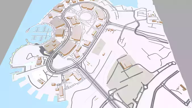 Dubai Creek Harbour UAE 3D model