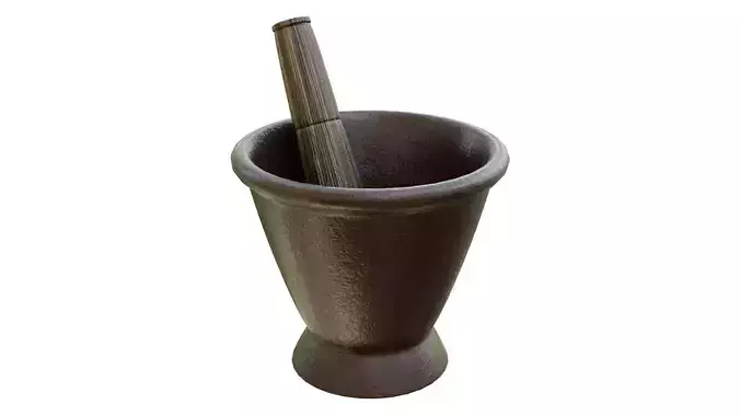 Thai Terracotta Mortar and Pestle