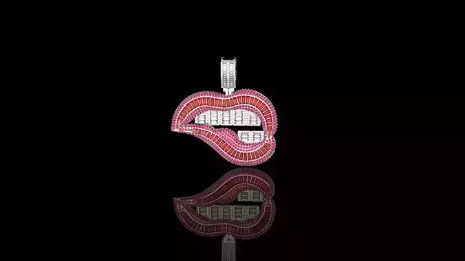  lip pendant N1