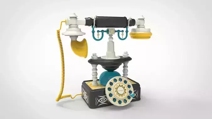 old vintage telephone 