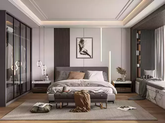 Bedroom 03 3D model