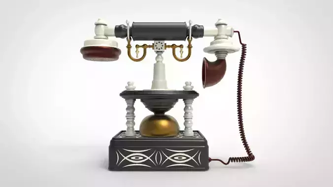 old vintage telephone