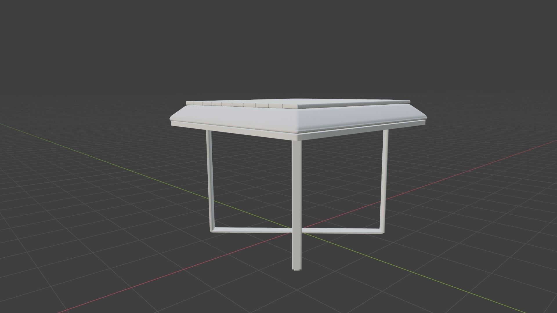 Editable Modern design squared coffee table 3D print model_26