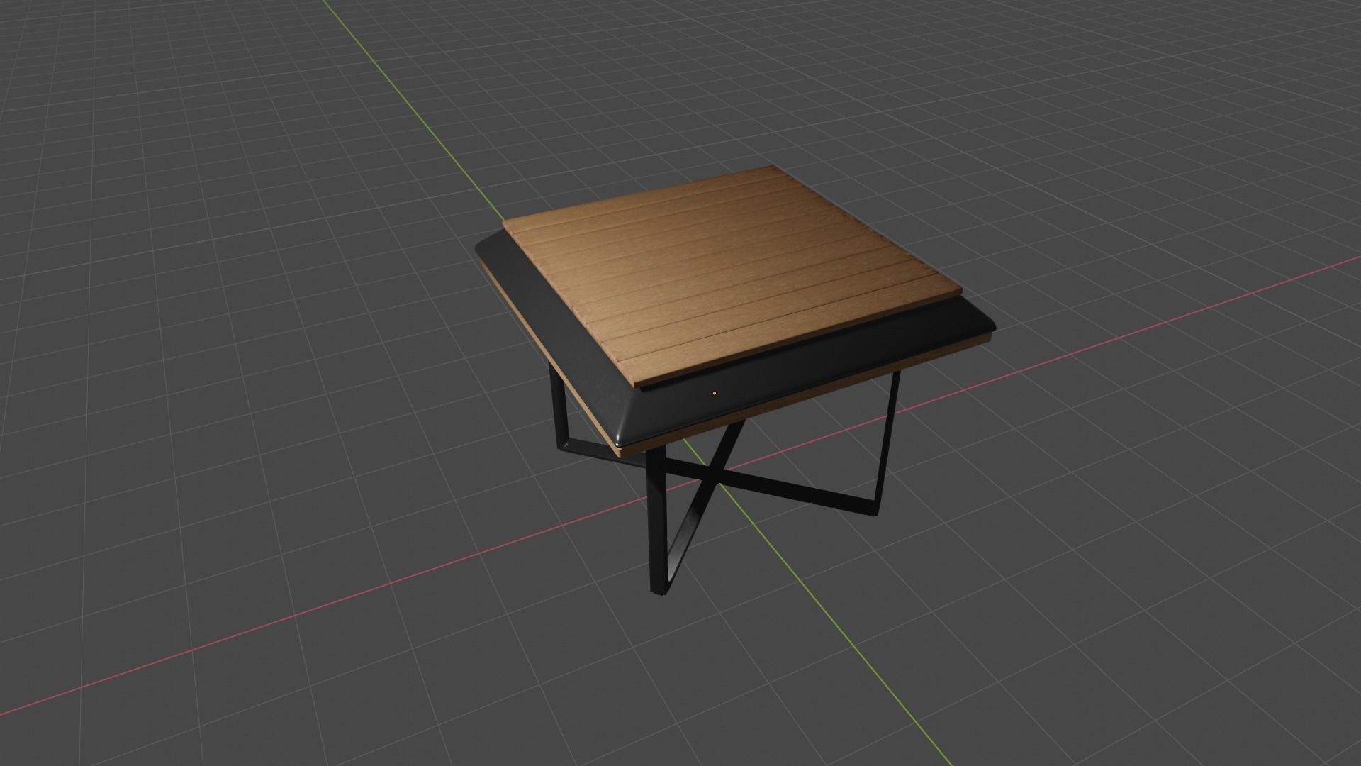 Editable Modern design squared coffee table 3D print model_18