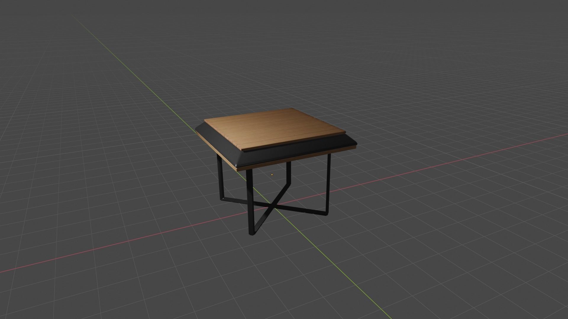 Editable Modern design squared coffee table 3D print model_15