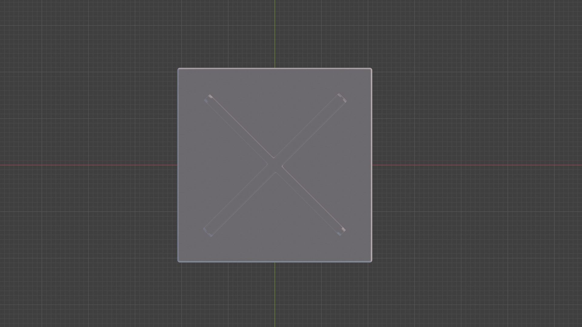 Editable Modern design squared coffee table 3D print model_19